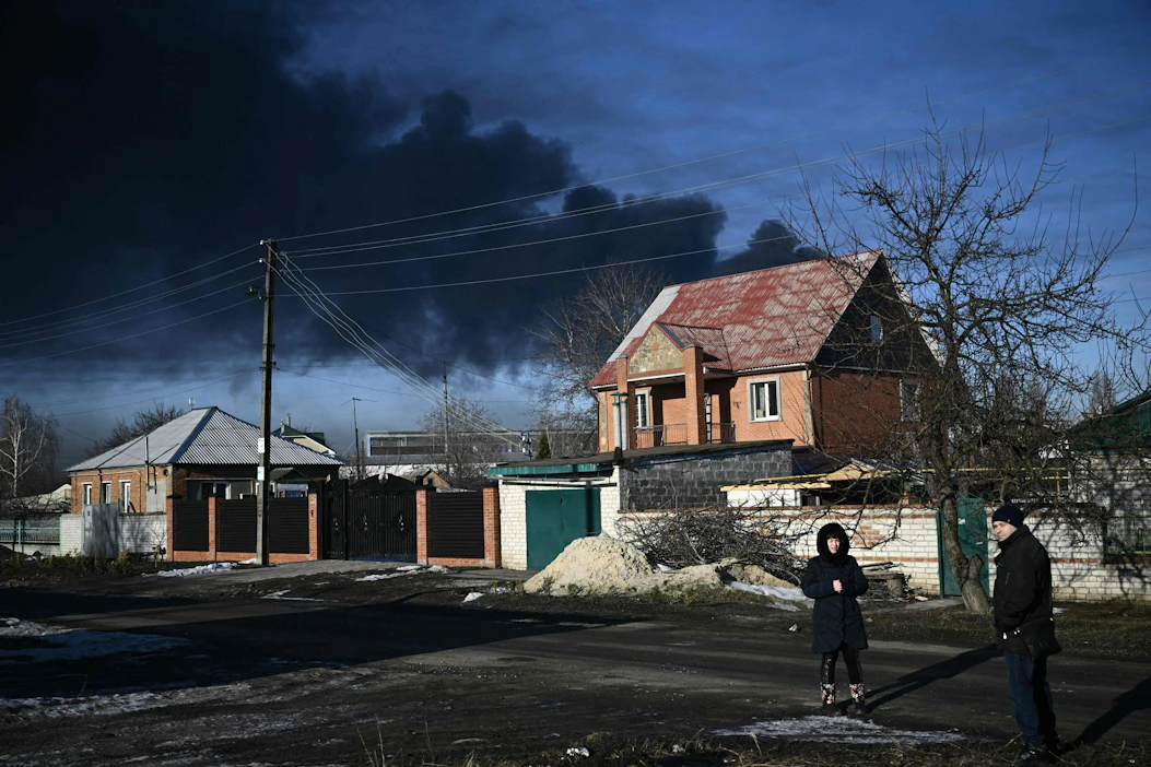 Päättäessään hyökätä Ukrainaan Venäjän presidentti Vladimir Putin aloitti suurimman Euroopan maahan kohdistuvan hyökkäyksen sitten toisen maailmansodan. LEHTIKUVA / AFP.