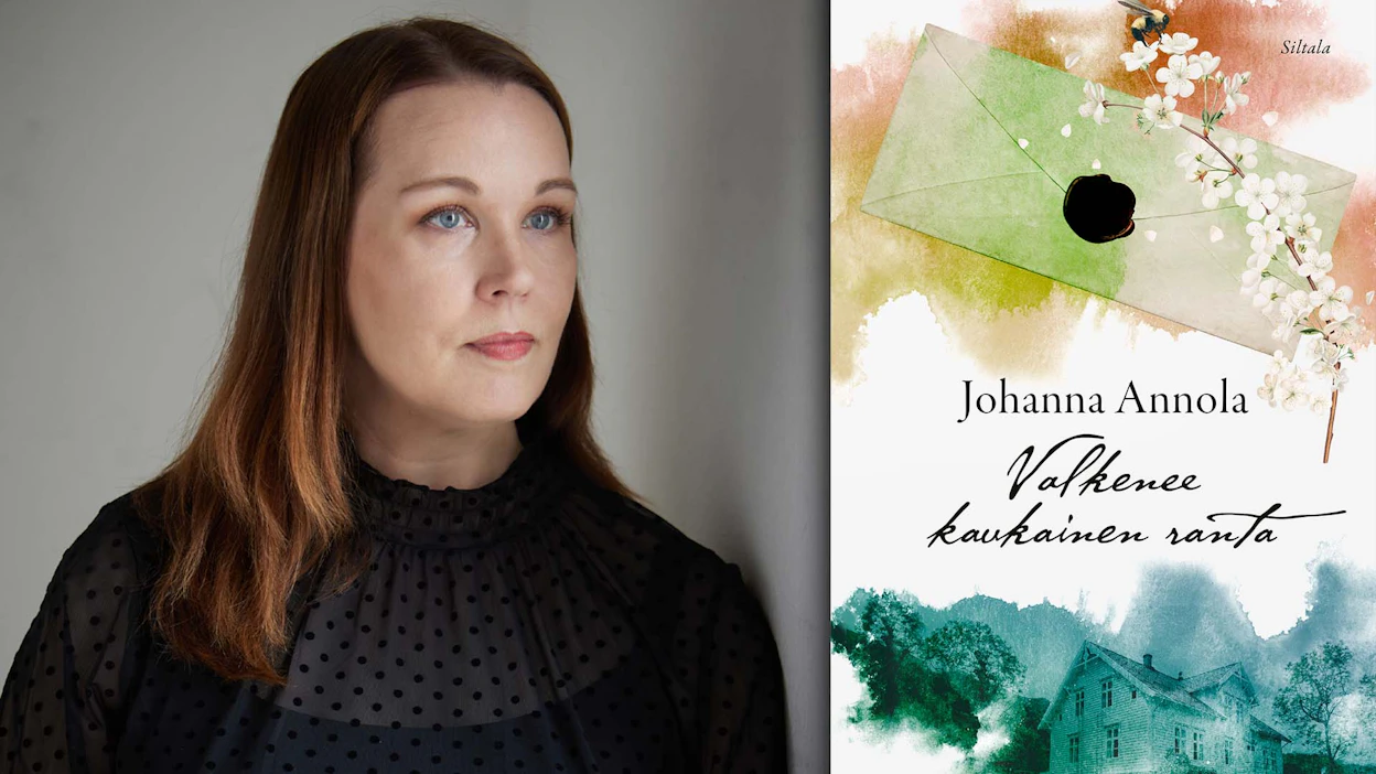 Johanna Annola: Valkenee kaukainen ranta. Siltala 2024. 354 sivua.