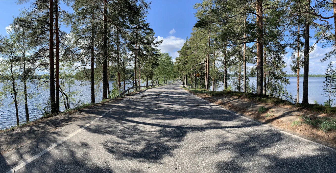 Liikennettä on ohjattu valtatie 14:lta Punkaharjun Harjutielle.