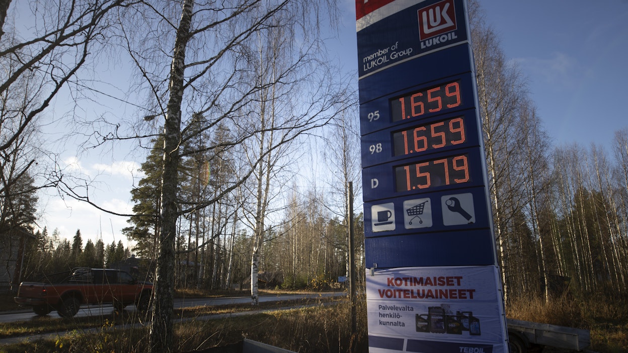 Kuvan Teboil-asema sijaitsee Pohjois-Savossa Vesannolla.