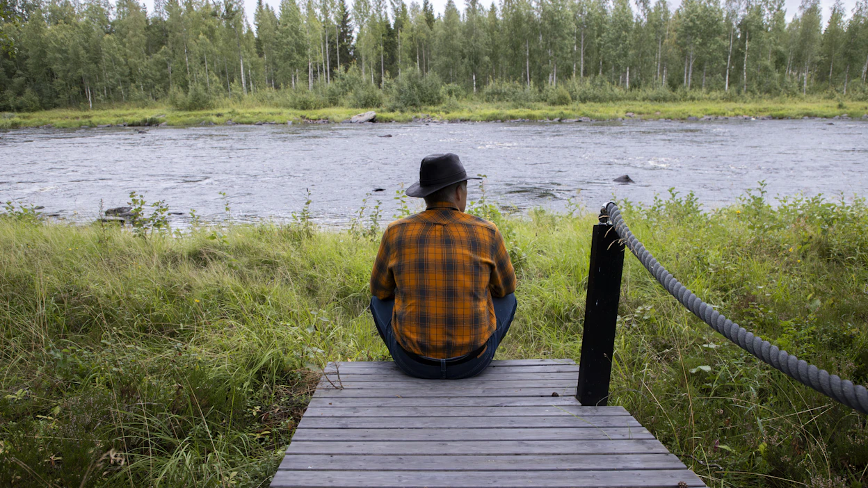 Sielu lepää maalla, niin kuin tuttu sanonta kuuluu. Kuvan henkilö ei liity juttuun.