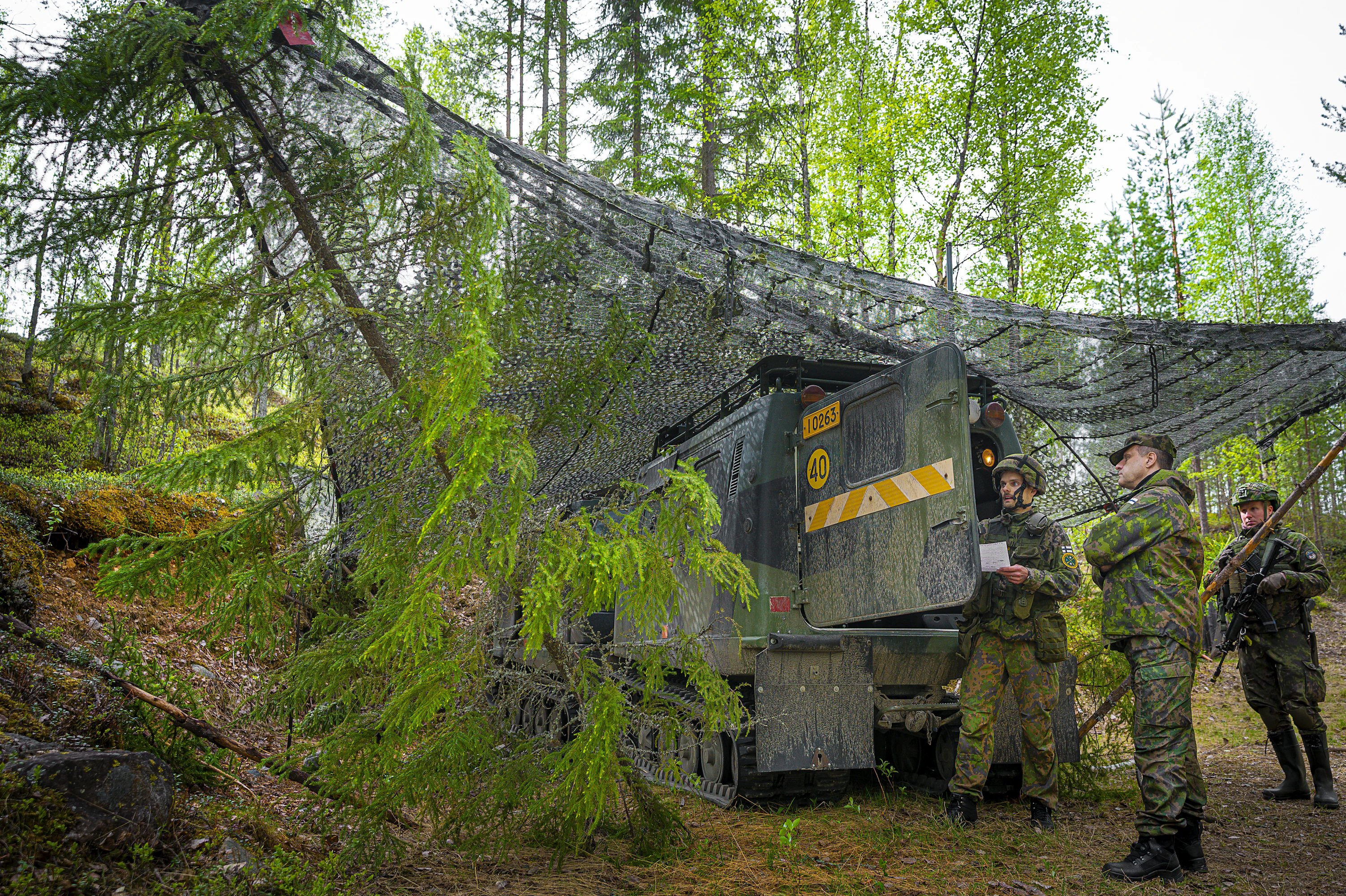 Yliluutnantti Jussi Tauriainen toimi taisteluosaston esikunnassa vuoropäällikkönä. "Tekemisen malli on vuosien mittaan muuttunut, kun kansainvälisyys ja Nato tuovat siihen omat mausteensa. Pelisäännöt, ohjeistus ja ymmärrys selkiytyvät koko ajan."