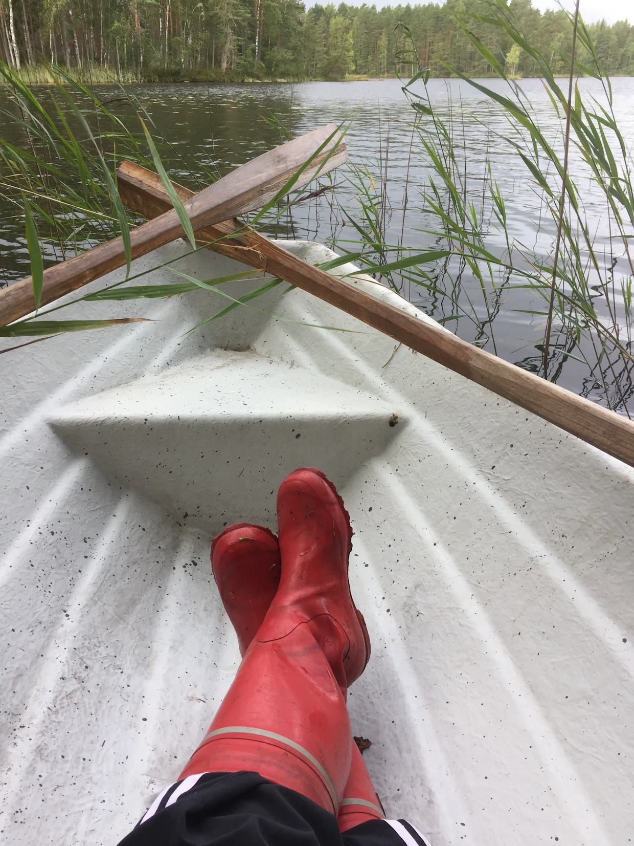 Joskus elämässä tulee eteen se hetki, kun on opeteltava soutamaan itse. Hyvin sekin menee, kun yrittää.
