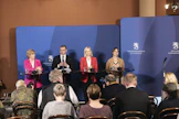 Hallitusneuvotteluissa ovat mukana kokoomus, perussuomalaiset, RKP ja kristillisdemokraatit. LEHTIKUVA / Roni Rekomaa.