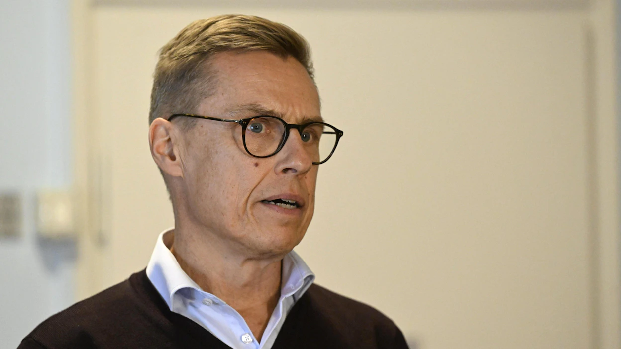 Presidentti Alexander Stubb kiitteli Yhdysvaltojen venäläisille öljyjäteille asettamia pakotteita. LEHTIKUVA / Vesa Moilanen.