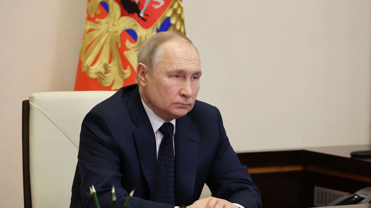 Putinin määräämä tulitauko alkaa huomenna puoliltapäivin Moskovan aikaa ja jatkuu koko ylihuomisen ajan. LEHTIKUVA/AFP. 