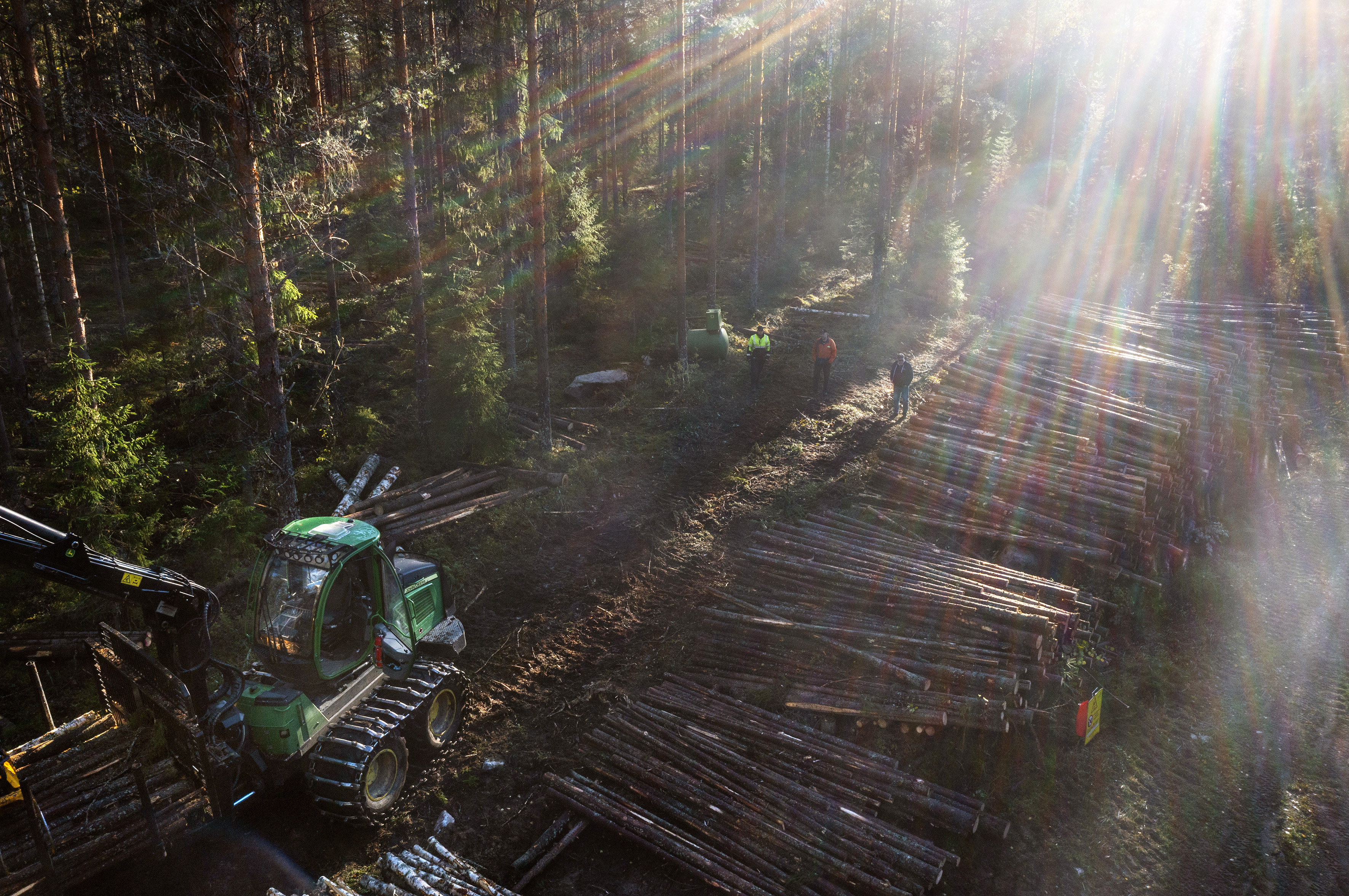 Yhteismyyntialue oli 1970-luvun suunnitelmauskon hengessä luotu järjestely, jolla pyrittiin luomaan mittakaavaetuja puukauppaa. Saarijärven Kalmarin kylällä yhteismyynti vielä on voimissaan.