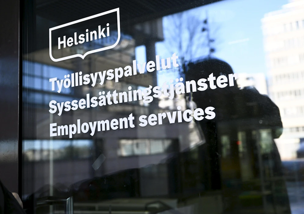 Työvoimatutkimuksen mukaan myös työttömien määrä kasvoi toukokuussa vuodentakaisesta. LEHTIKUVA / Vesa Moilanen .