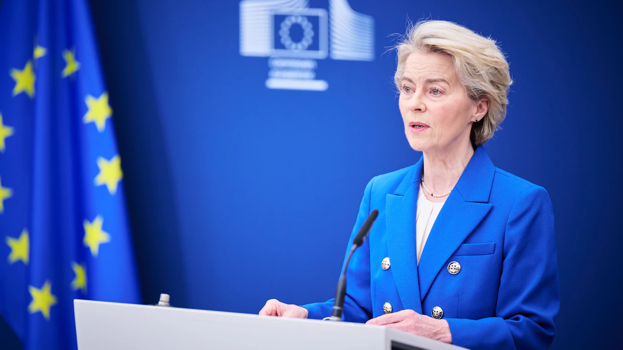 EU-komission puheenjohtaja Ursula von der Leyen.