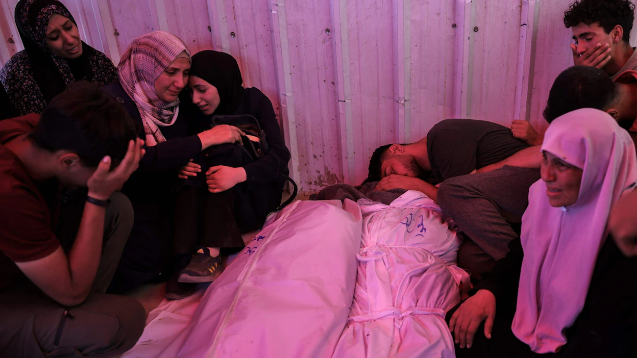 Viranomaisen mukaan iskut ovat kohdistuneet siviilirakennuksiin Gazan kaistan pohjoisosissa. Kuva on eiliseltä Beit Lahiasta Gazan pohjoisosasta. LEHTIKUVA / AFP.
