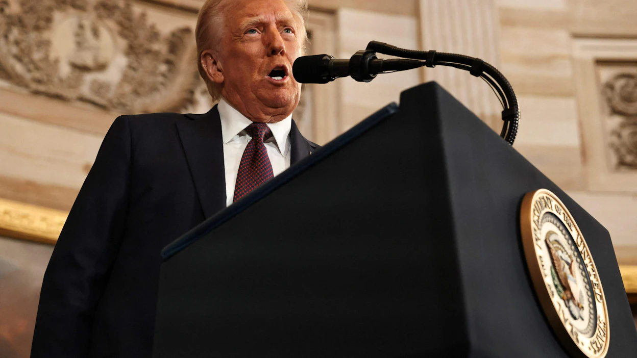 Yhdysvaltain tuore presidentti Donald Trump sanoi virkaanastujaispuheessaan aikovansa asettaa tuontitulleja muille maille.