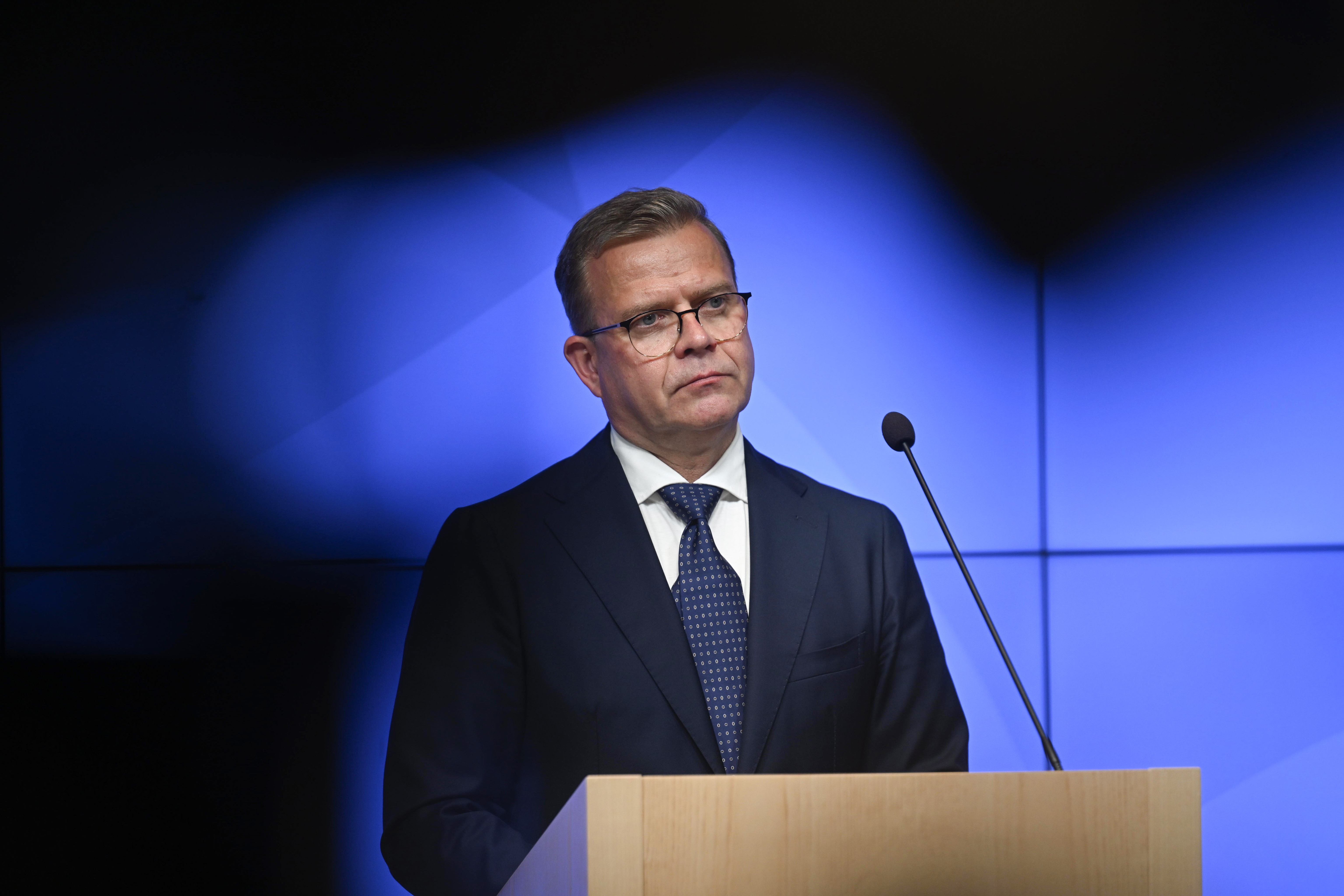 Maanantaina pääministeri Petteri Orpo (kok.) kertoi, ettei Garden Helsinki -areenahankkeella ole enää hallituksen poliittista tukea. VILJA SIRVIÖ / LEHTIKUVA. 