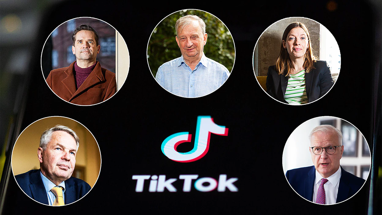 Pekka Haavisto (Vihr.), Mika Aaltola, Li Andersson (vas.) ja Olli Rehn (kesk.) tuottavat sisältöjä kampanjansa TikTok-tileille. Hjallis Harkimo (liik.) on ollut sovelluksessa jo pitkään aktiivinen.