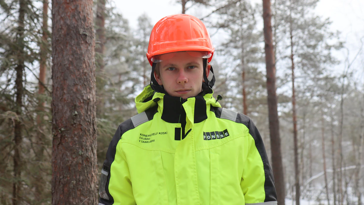 Veeti Saarijärven ammatinvalintaan osittain vaikutti sukulaisilla oleva metsäkoneyritys.