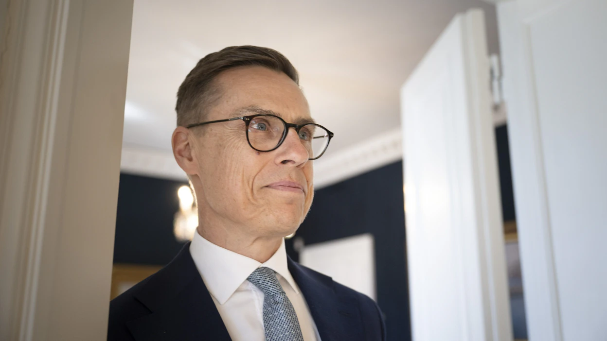 Arkistokuvassa presidentti Alexander Stubb, joka vierailee parhaillaan Norjassa. LEHTIKUVA / Antti Aimo-Koivisto.