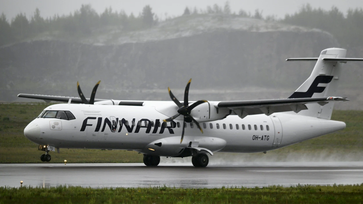 Finnair lentää Viron Tarttoon ATR-koneilla kahdesti päivässä kuutena päivänä viikossa.