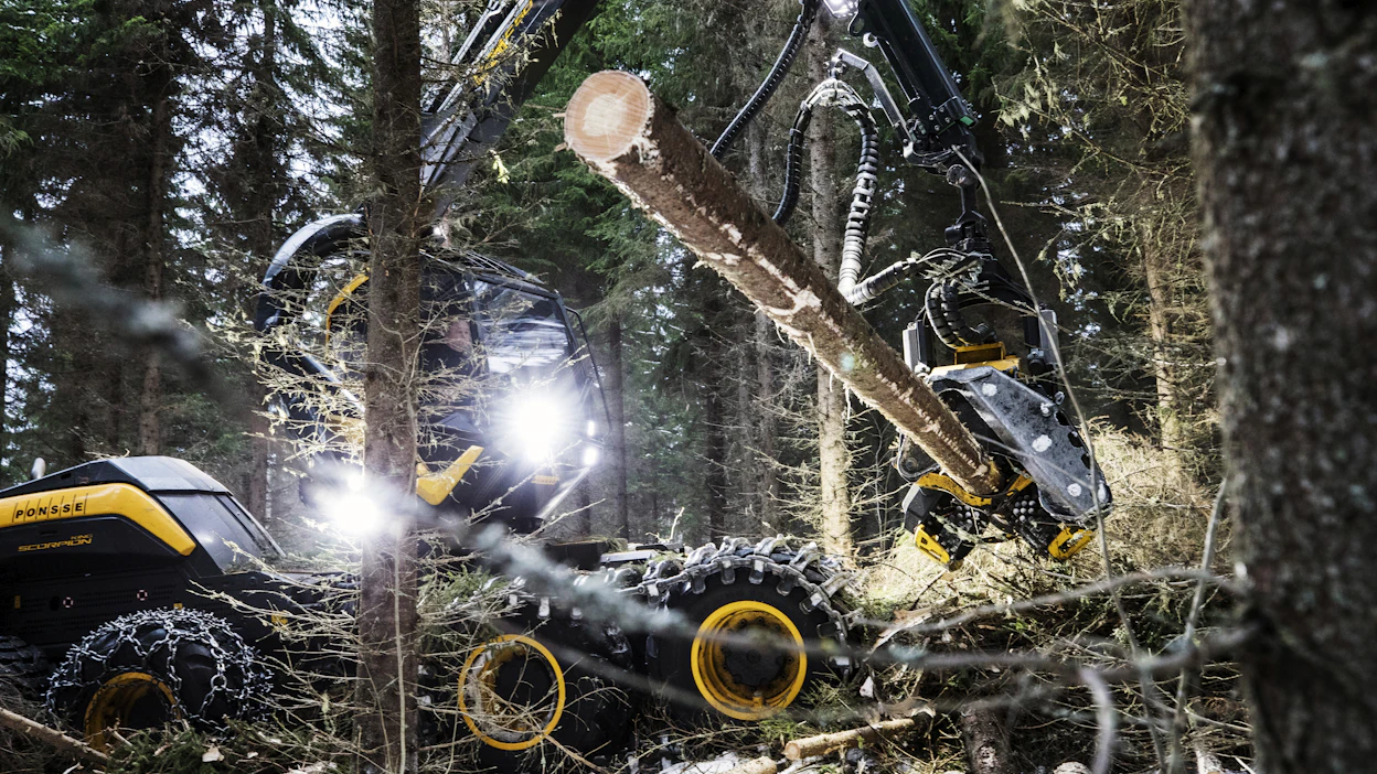 Metsäteollisuus ry:n jäsenet tekivät puukauppoja yksityismetsissä viime vuonna kolme prosenttia vähemmän kuin edellisenä vuonna.