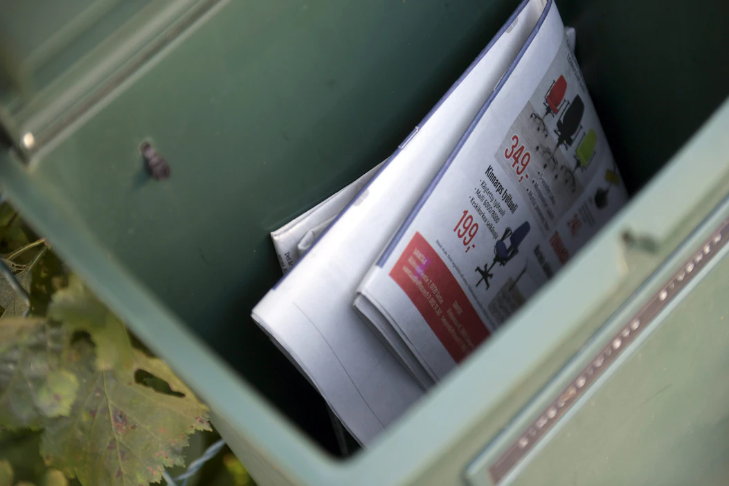 Valtionavustuksia myönnettiin sanomalehtien jakeluun 40 alueelle eri puolilla Suomea. ANTTI AIMO-KOIVISTO / LEHTIKUVA.