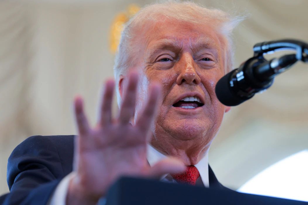 EK:n Timo Vuoren mukaan Yhdysvaltain presidentti Donald Trumpin ulostulossa mietityttää ennen kaikkea turvallisuus. LEHTIKUVA/AFP.