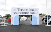 Asuntomessut alkavat tänään Naantalissa. Lounatuuli-nimisellä asuntomessualueella on esillä 35 kohdetta. LEHTIKUVA / Saara Peltola. 