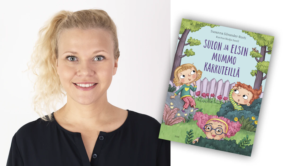 Sulon ja Elsin mummo karkuteillä on Susanna Silvander-Rostin toinen lastenkirja.