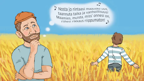 MT:n lukijat kuvasivat maauskoa toivona hyvästä sadosta, elannon saamisena viljelyksestä, maatalouden jatkumisena sukupolvelta toiselle ja muistoina Nälkämaan laulusta.