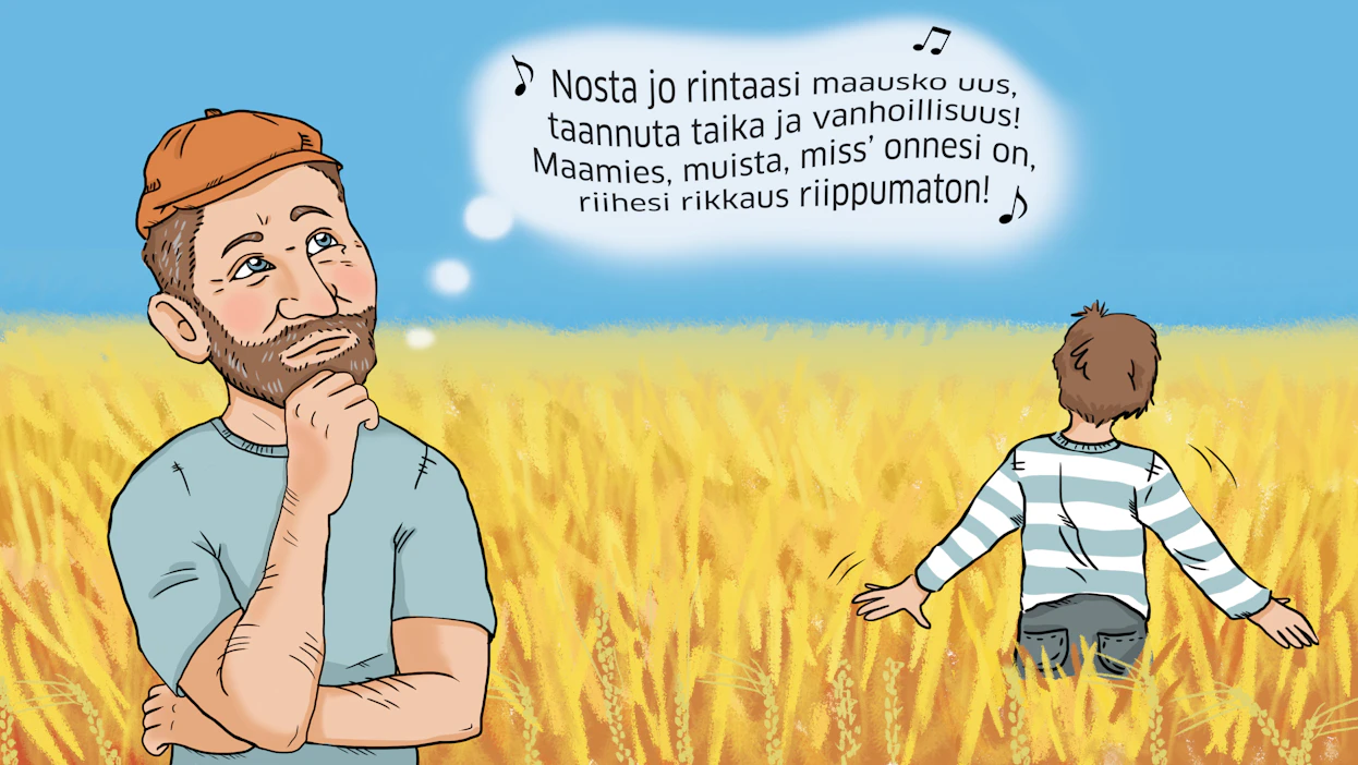 MT:n lukijat kuvasivat maauskoa toivona hyvästä sadosta, elannon saamisena viljelyksestä, maatalouden jatkumisena sukupolvelta toiselle ja muistoina Nälkämaan laulusta.