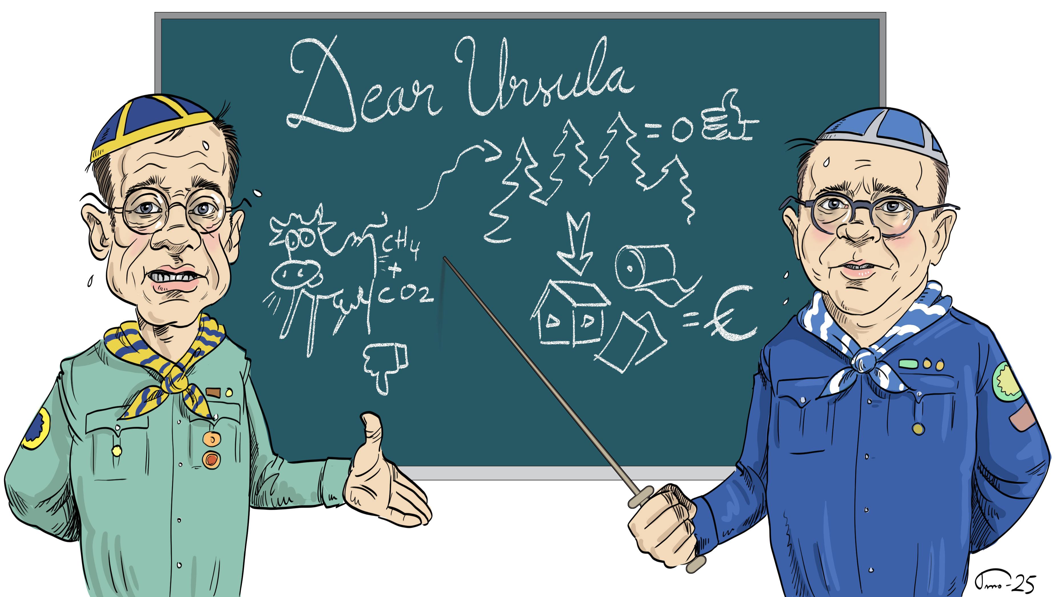 Ruotsin ja Suomen pääministerit Ulf Kristersson ja Petteri Orpo kirjelmöivät hiljan komission puheenjohtajalle Ursula von der Leyenille.