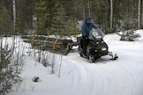 Commander on täysiverinen hyötykelkka, jolla tukkikuorma liikkuu kevyesti. Ohjattavuus on parantunut etujousitukseen tehtyjen muutosten ansiosta.