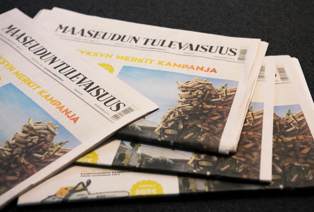 Maaseudun Tulevaisuus on Suomen suurin sanomalehti 11. lokakuuta - Uutiset  - Maaseudun Tulevaisuus