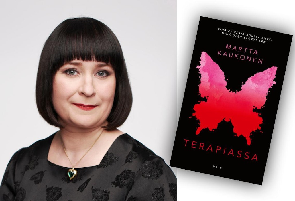 Martta Kaukonen: Terapiassa. 407 sivua. WSOY.