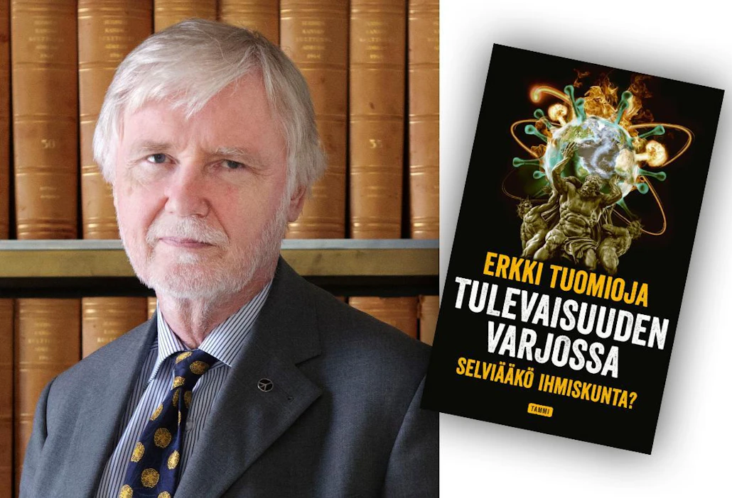 Erkki Tuomioja: Tulevaisuuden varjossa – Selviääkö ihmiskunta? 273 sivua. Tammi.