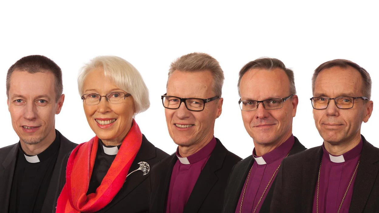 Ehdokkaina arkkipiispanvaalissa olivat ensimmäisellä kierroksella Ville Auvinen, Heli Inkinen, Ilkka Kantola, Tapio Luoma ja Björn Vikström.