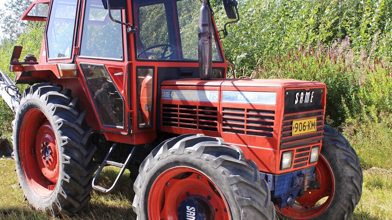 Same Centurion 75 Export -traktoria valmistettiin vuosina 1981-85 Italiassa.