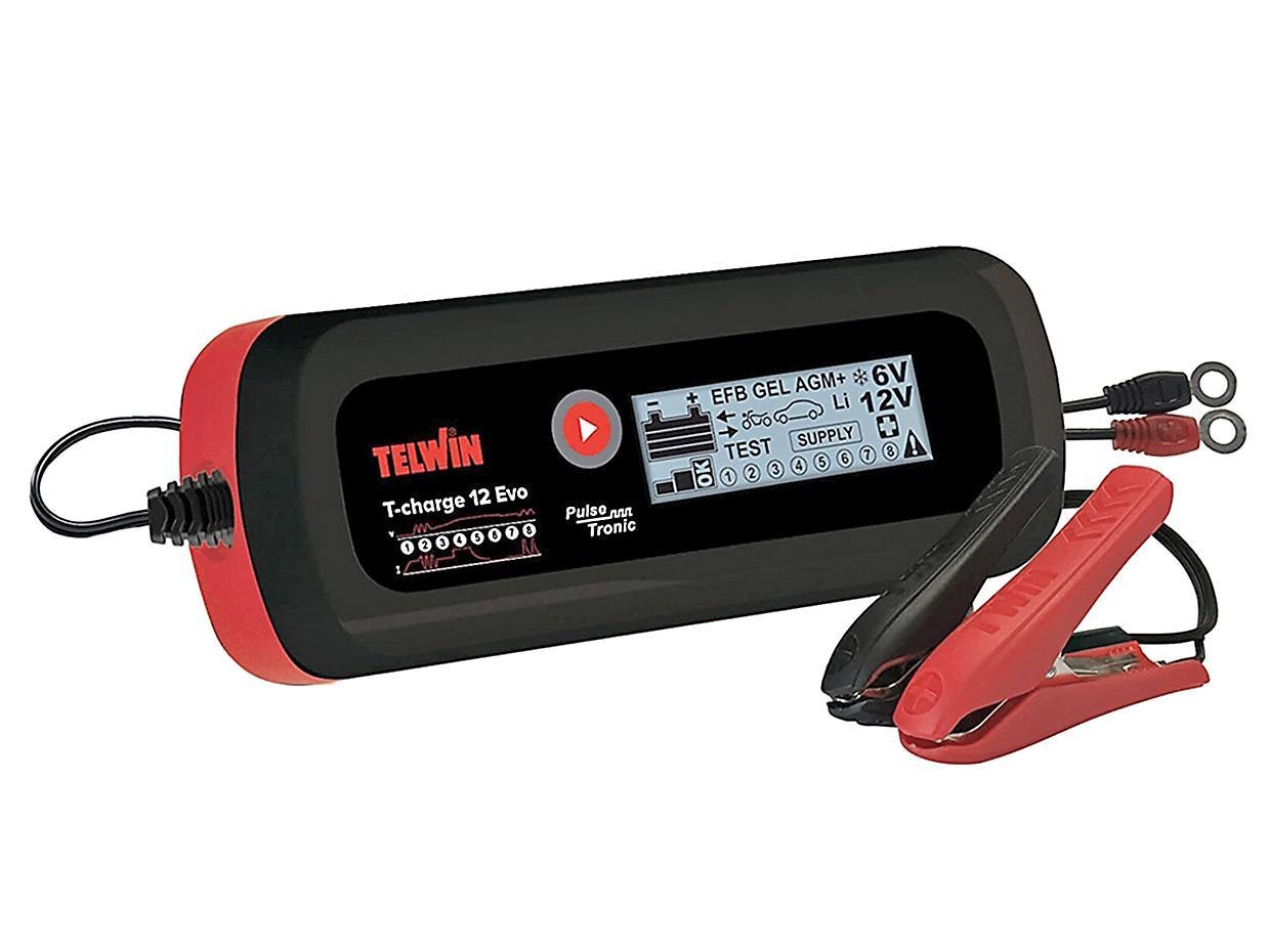 Telwin T-Charge 12 Evo on pienikokoinen ylläpitolaturi kaikentyyppisille 2–70 Ah:n akuille mukaan lukien litiumioniakut. Laite toimii myös testerinä, ja se kertoo akun varaustilan, kapasiteetin ja laturin toiminnan. Laturin hinta on noin 70 euroa. Kun tarvitaan latausta suuremmille akuille tai 24 voltin järjestelmään, on yksi vaihtoehto Telvin T-Charge 20 Boost, joka lataa 12 V- tai 24 V -jännitteellä ja antaa latausvirtaa 8 A (12 V) tai 4 A (24 V). Laturi soveltuu 5–180 Ah lyijyakuille, geeliakuille ja AGM-akuille. Esimerkiksi Motoneteissa tämän laturin hinta on noin 100 euroa.