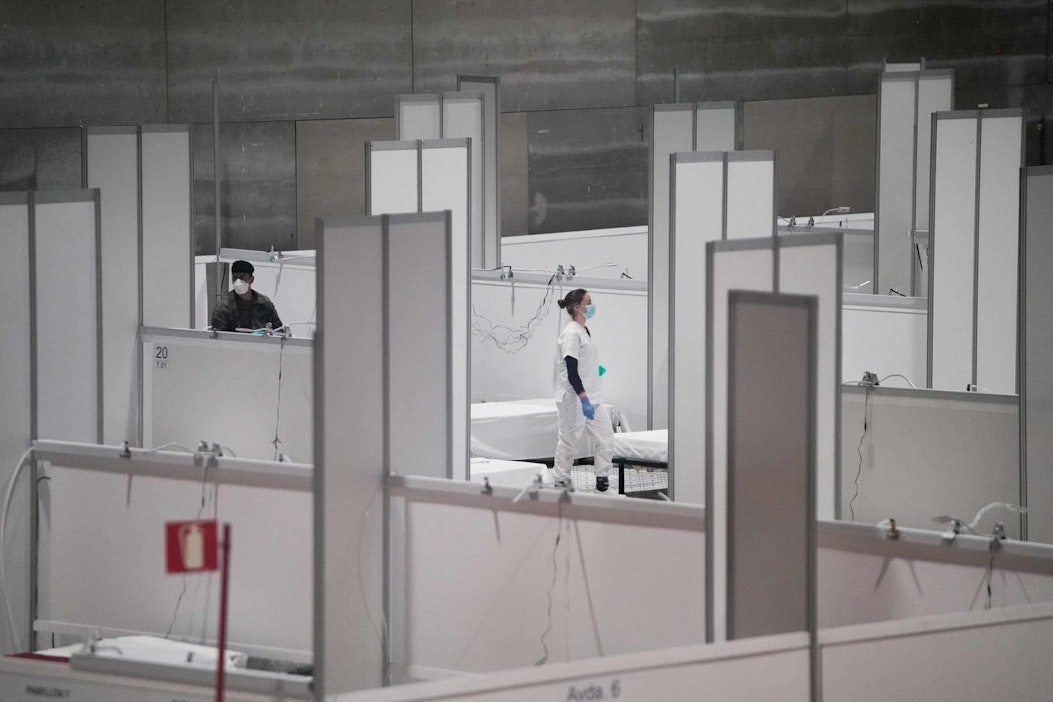 Rekisteröityjä koronavirustartuntoja Espanjassa on yli 110 000. LEHTIKUVAA/AFP