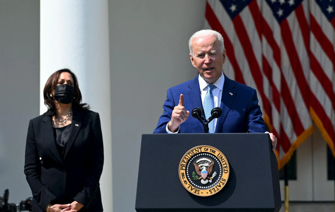 Presidentti Joe Biden määräsi pakotteet presidentin asetuksella.
