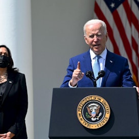 Presidentti Joe Biden määräsi pakotteet presidentin asetuksella.