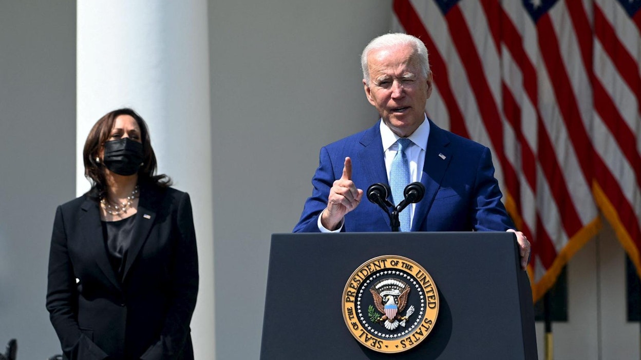 Presidentti Joe Biden määräsi pakotteet presidentin asetuksella.