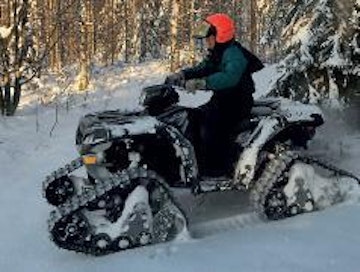 Teloilla varustettu Sportsman XP 850 osoittautui testissä oivaksi peliksi. KV 5/2009