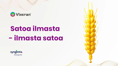 Vixeran tarjoaa uuden mahdollisuuden typpilannoituksen kohdentamiseenviljalla ja nurmella.