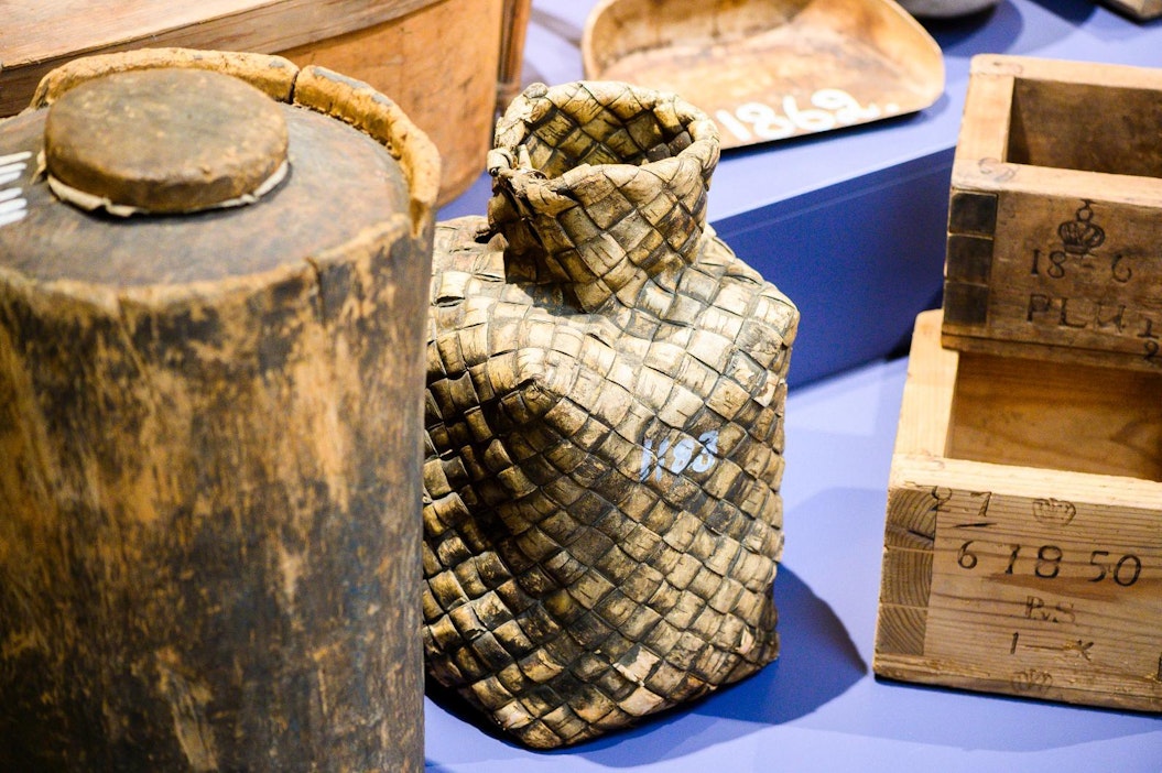 Sarka-museon esineistöä.