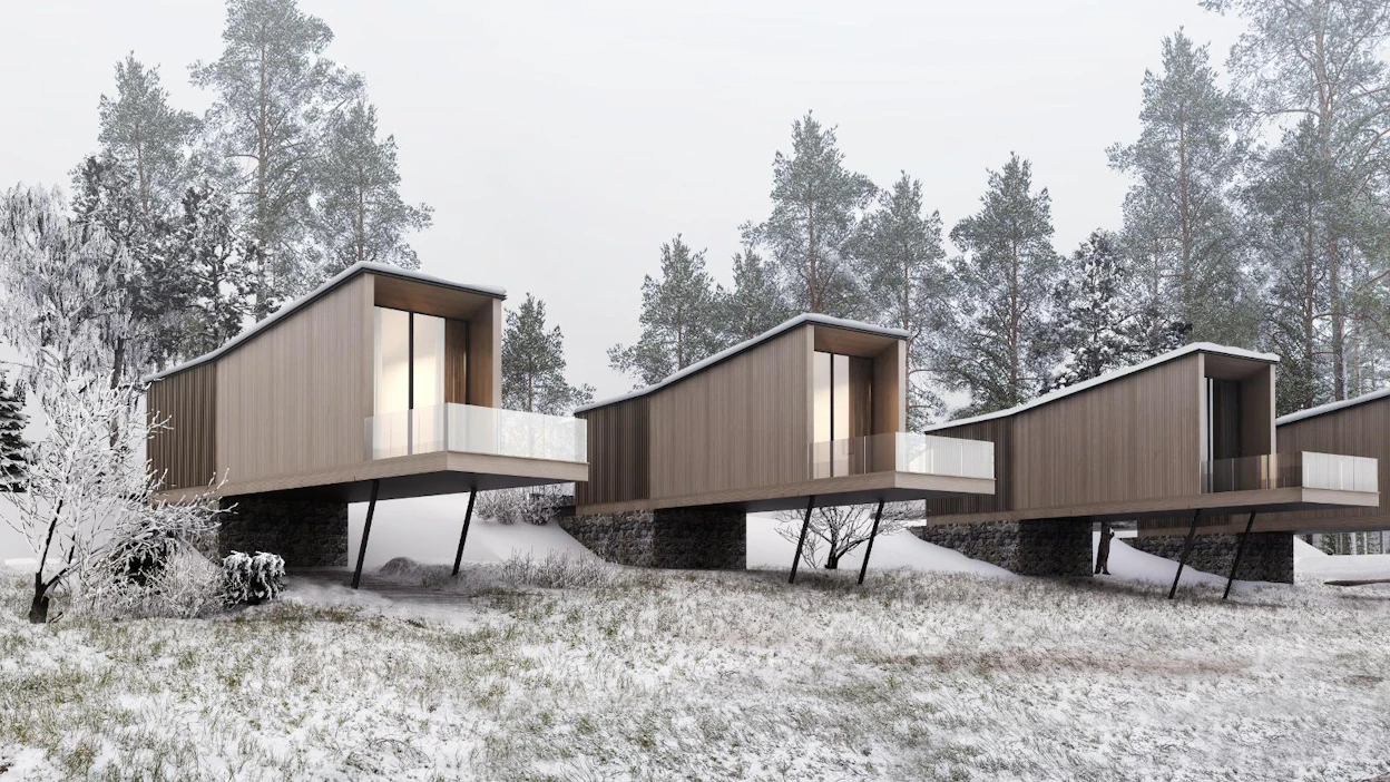 Forest Suites koostuu kymmenestä viiden tähden villasta, jotka sopivat erityisesti pariskunnille.