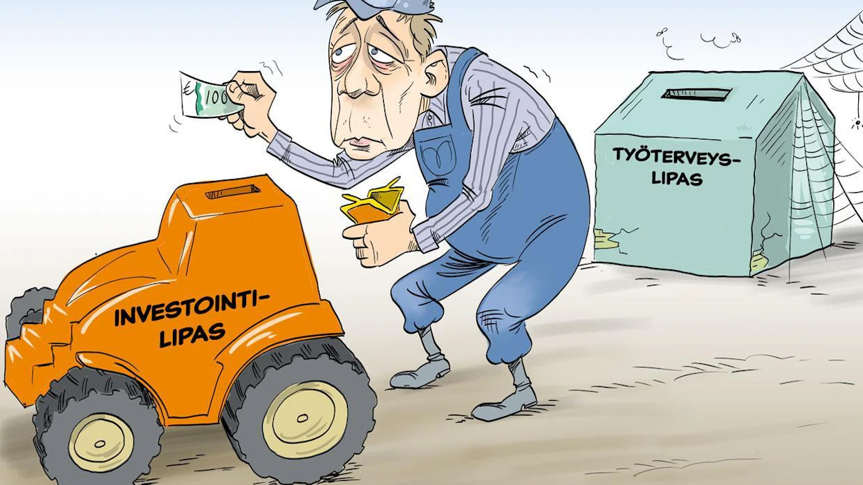 Kalliille traktorille tehdään huoltosopimus. Miksi yrittäjä ei tekisi itsestään vastaavaa?