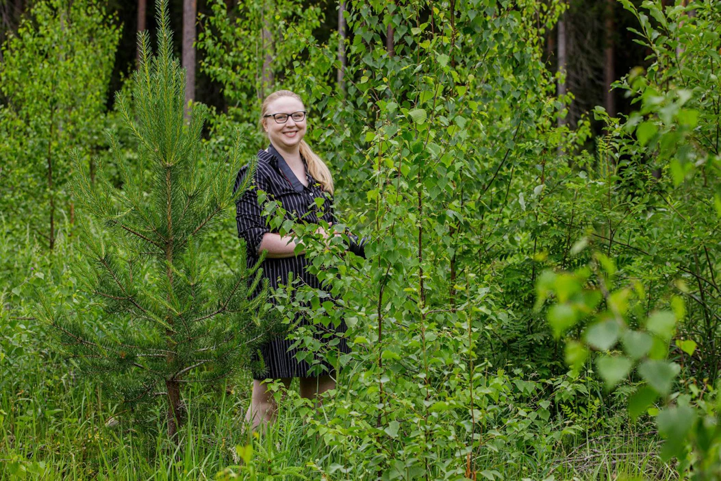 Puiden jalostuksessa ja metsänviljelyssä keskeistä on uudistamisvarmuus, sanoo erikoistutkija Katri Himanen Luonnonvarakeskuksesta. Kymmenvuotinen puusto on nykyisin kasvussa pidemmällä kuin 1980-luvulla.
