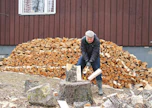 Halder Simplexillä saa lyönteihin voimaa. Puuvarren otetuntuma on miellyttävä.