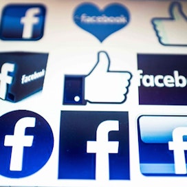 Facebookin päivittäisten ja kuukausittaisten käyttäjien määrä kasvoi. LEHTIKUVA/AFP