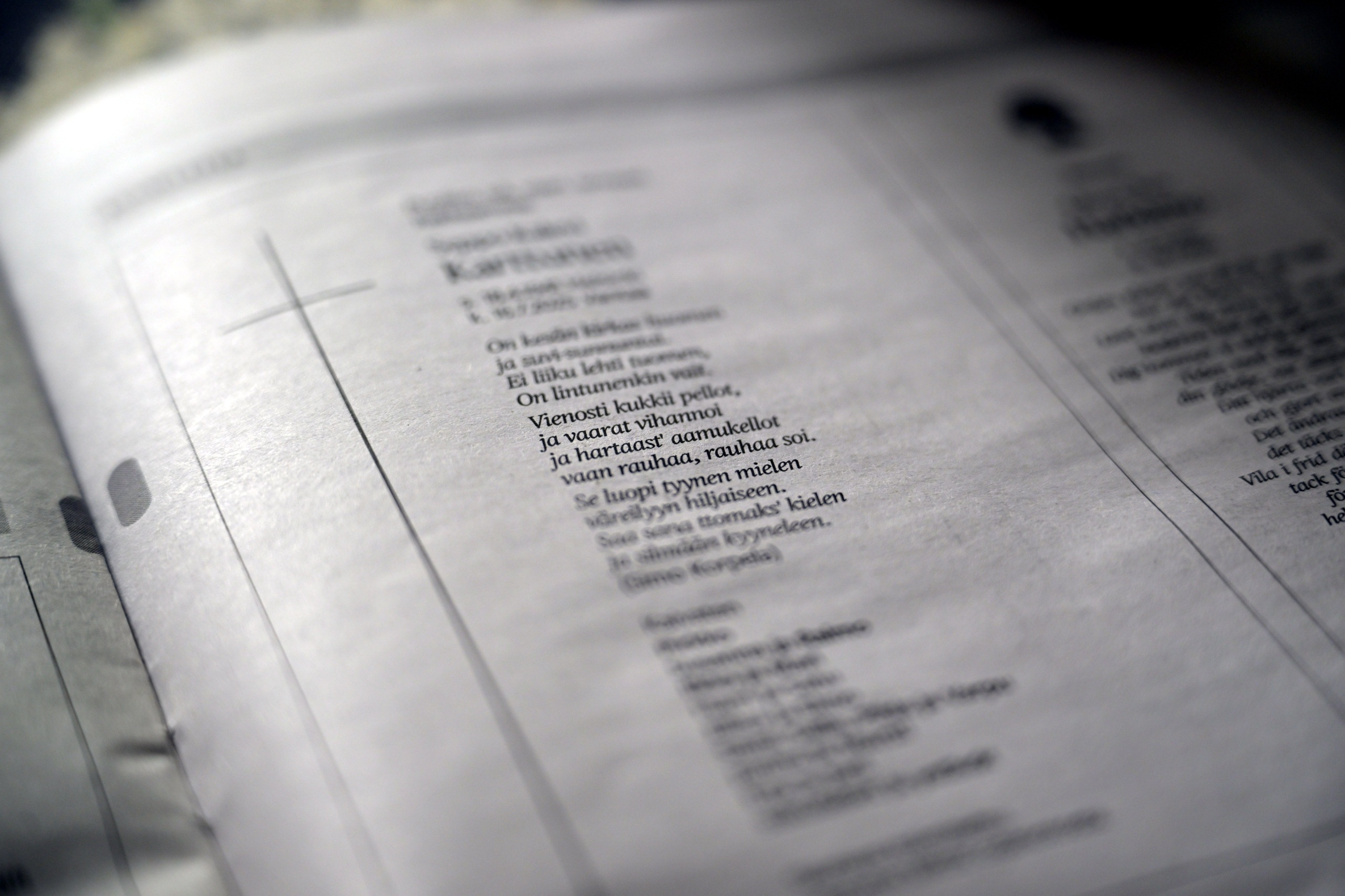 Julkinen teosten käyttö vaatii usein luvan, vaikka kyseessä olisi vain tekstikatkelma. LEHTIKUVA / Antti Aimo-Koivisto. 