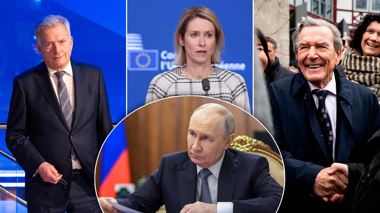 Sauli Niinistön, Kaja Kallaksen ja Gerhard Schröderin nimet ovat olleet esillä, kun on spekuloitu, kuka Euroopan puolesta lähtisi neuvottelemaan Vladimir Putinin kanssa.