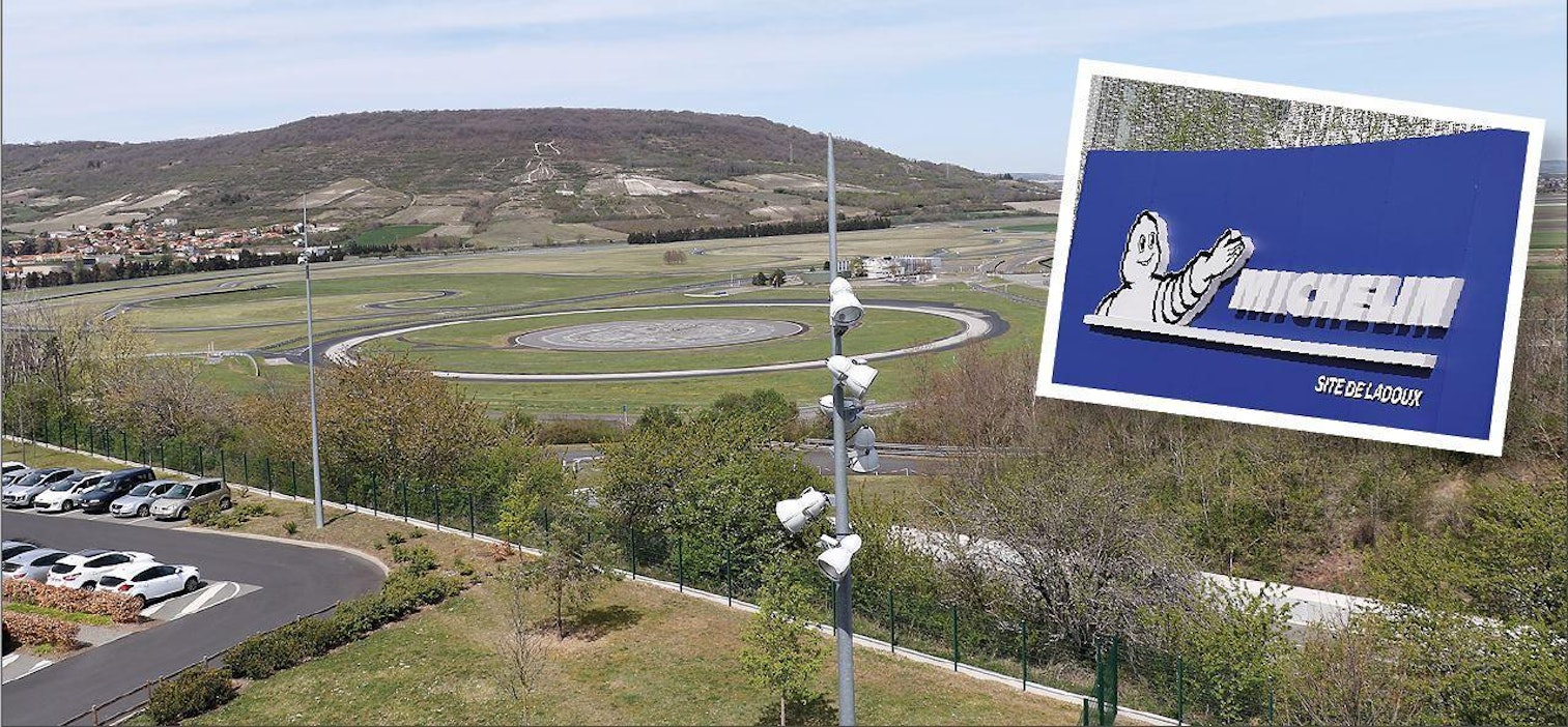 Ladoux’n teknologiakeskuksessa on 9 erilaista testirataa 450 hehtaarin alalla.